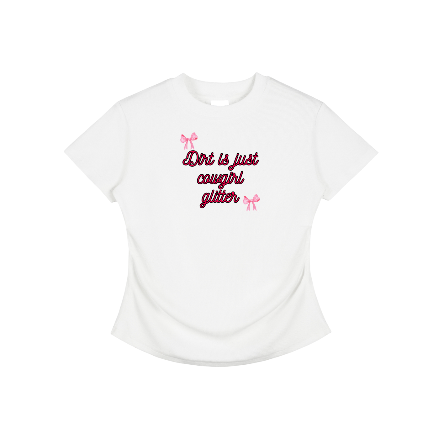 Cowgirl Glitter Bodycon T-Shirt