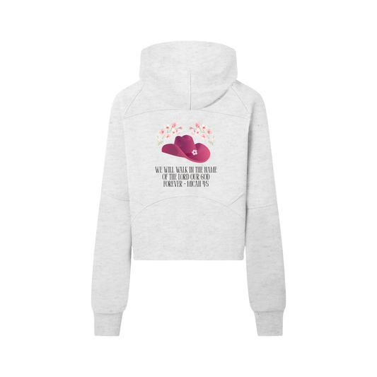 Walk in the name of the Lord Half-Zip Hoodie