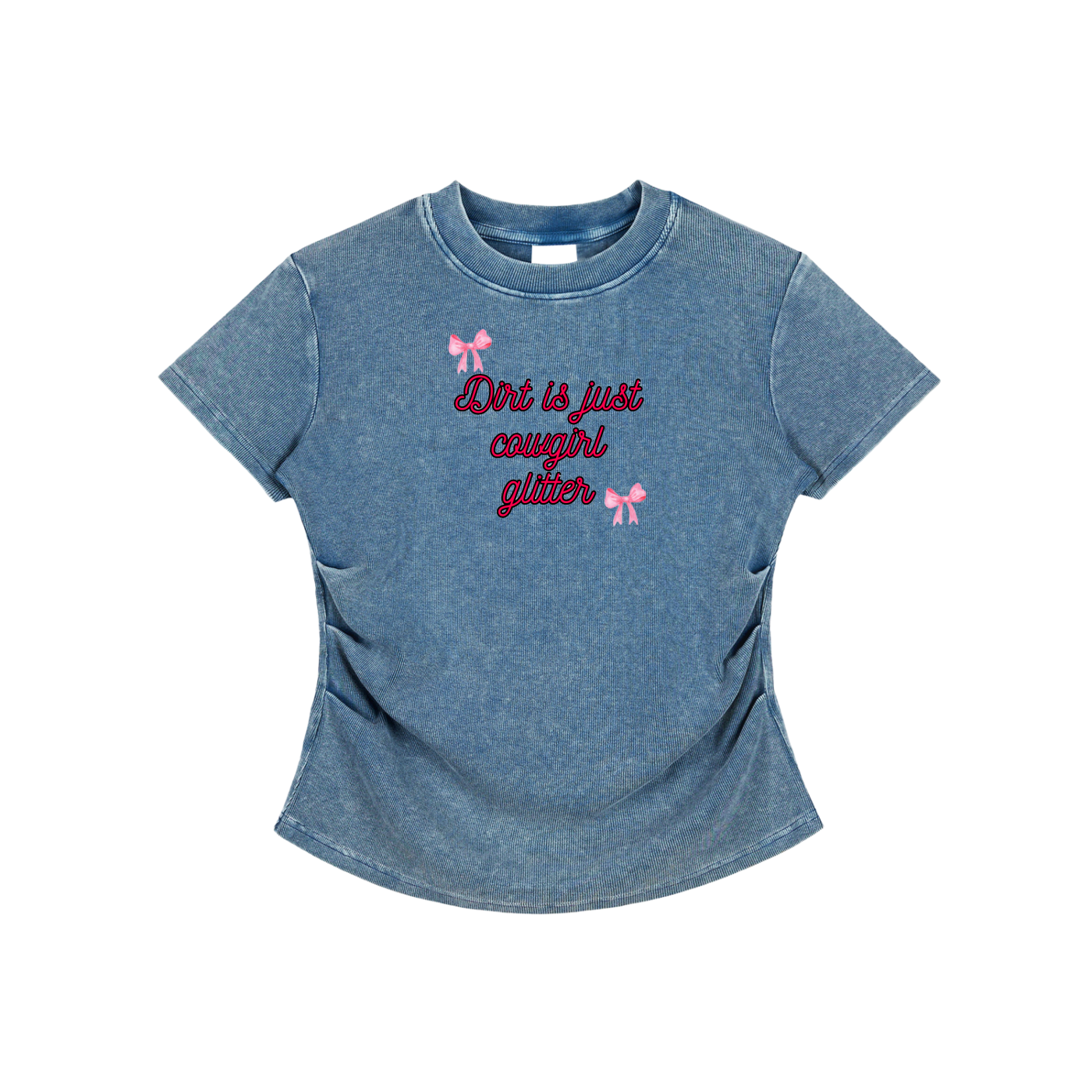 Cowgirl Glitter Bodycon T-Shirt