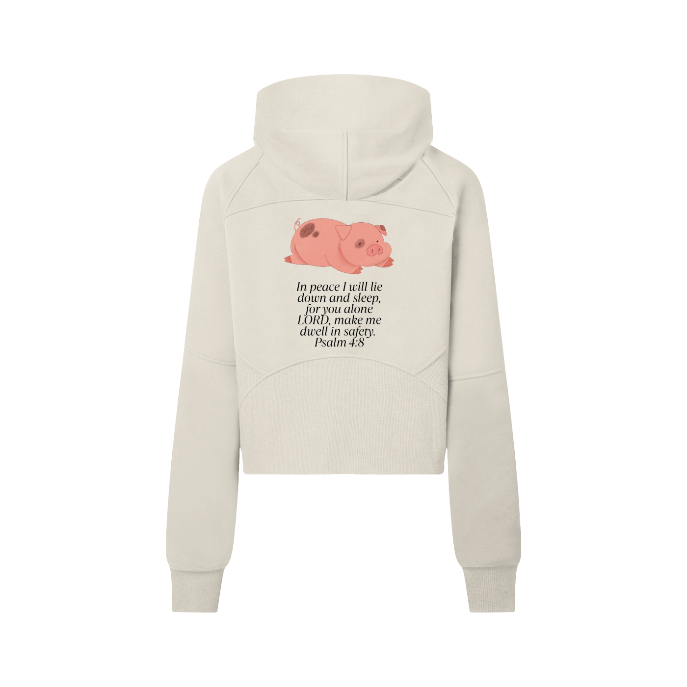 Sleeping Pig Half-Zip Hoodie