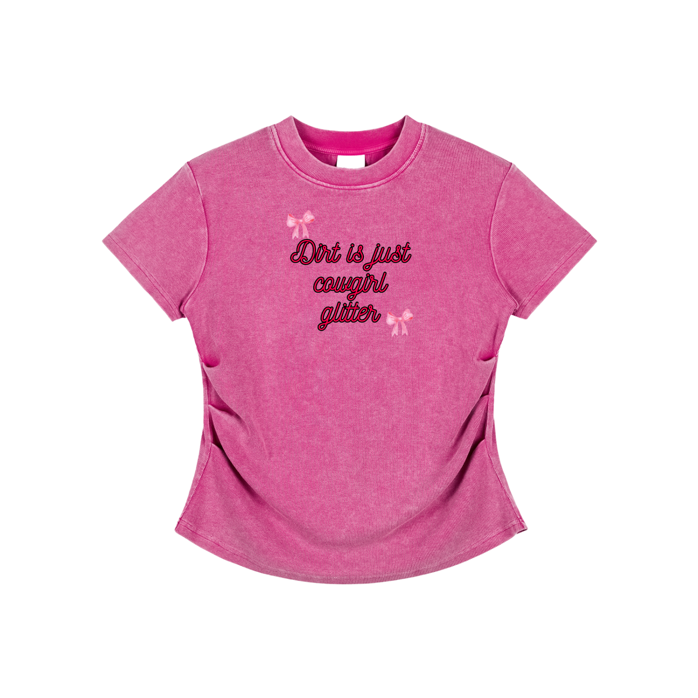 Cowgirl Glitter Bodycon T-Shirt