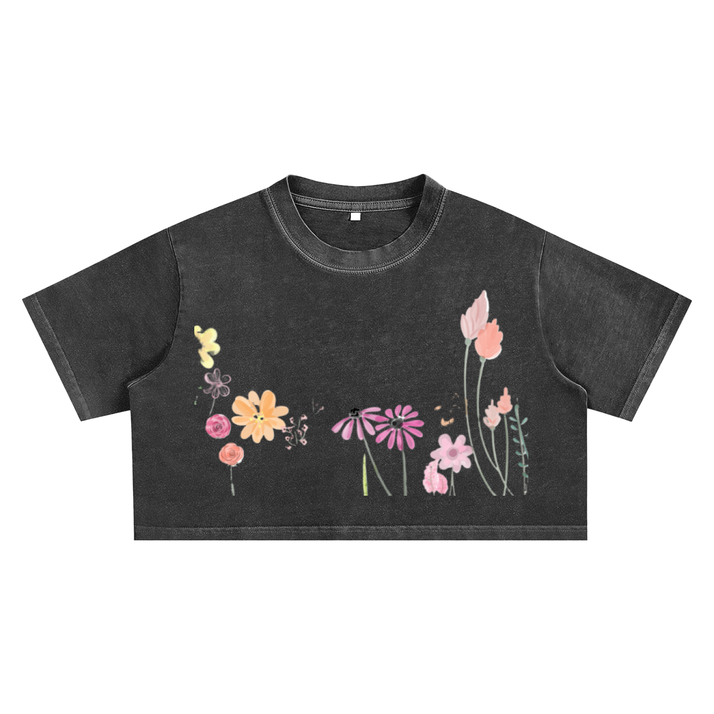 Field of Flowers Crop Top