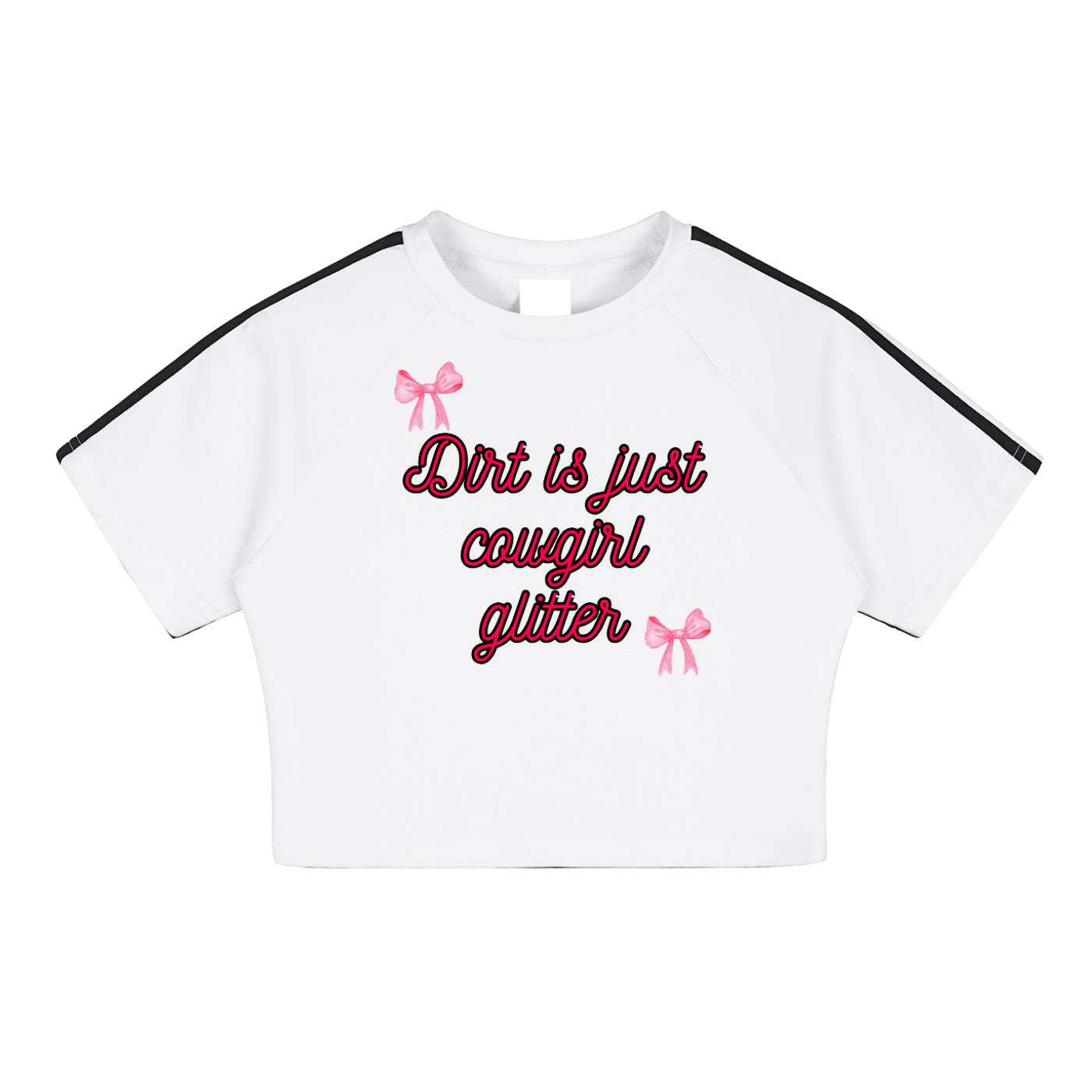 Cowgirl Glitter Cooling Crop Top