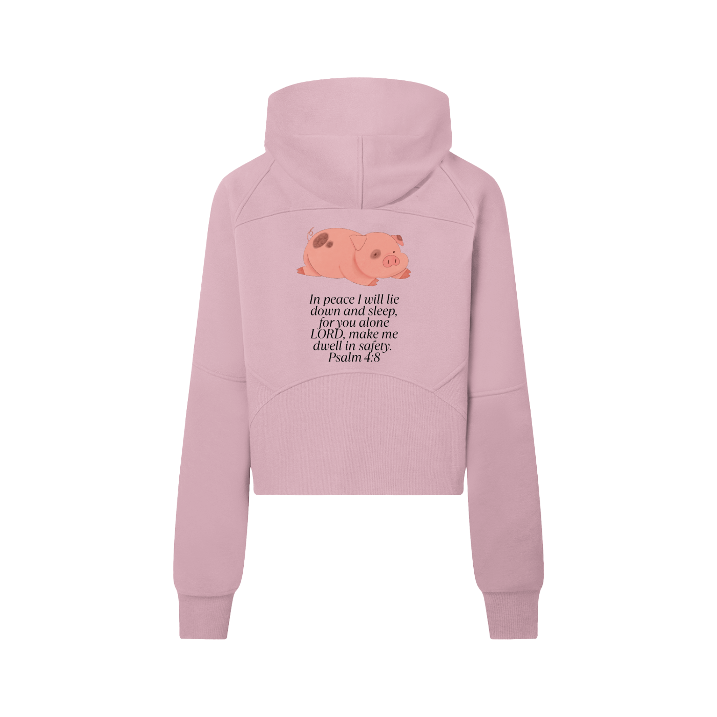 Sleeping Pig Half-Zip Hoodie