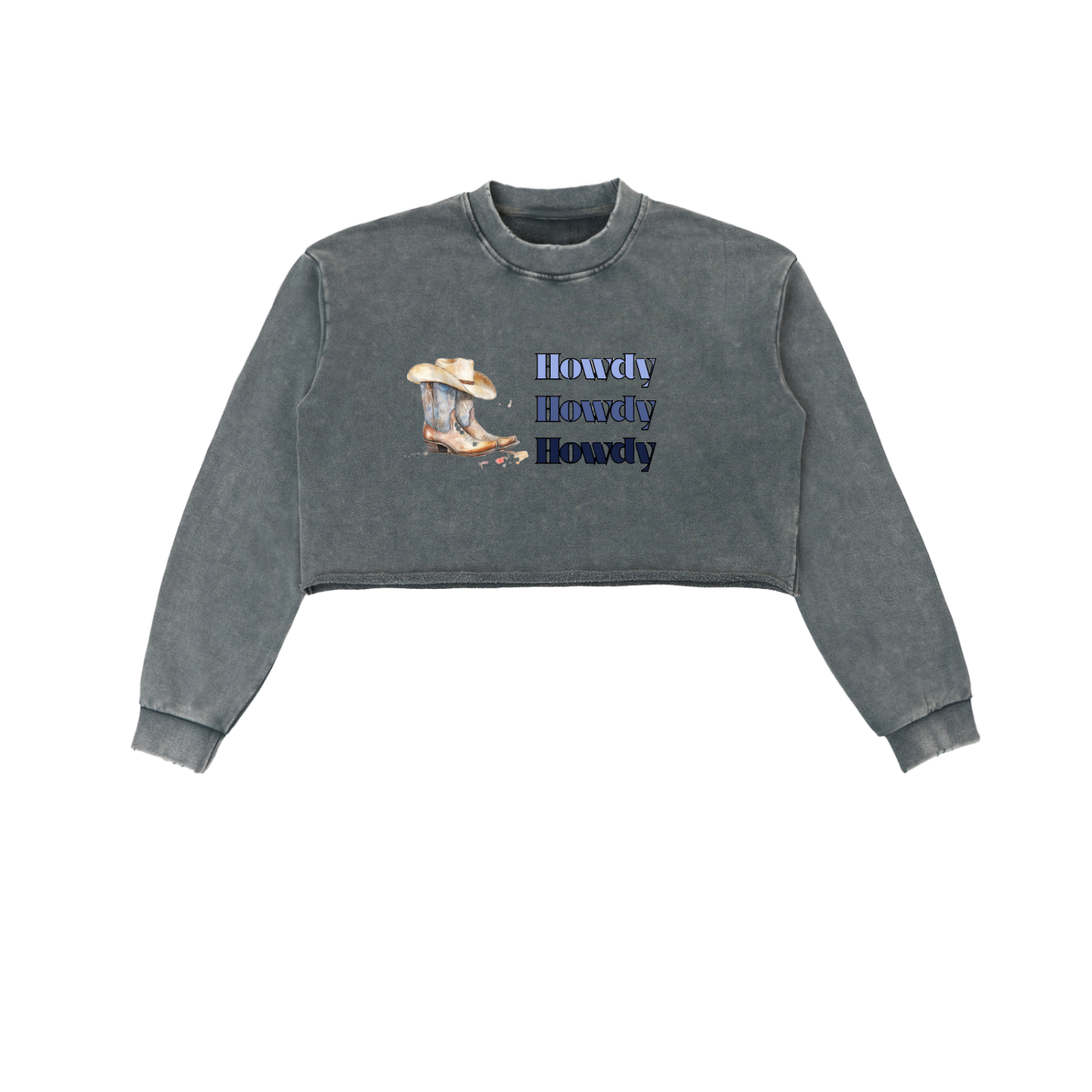 Blue Howdy Sweatshirt