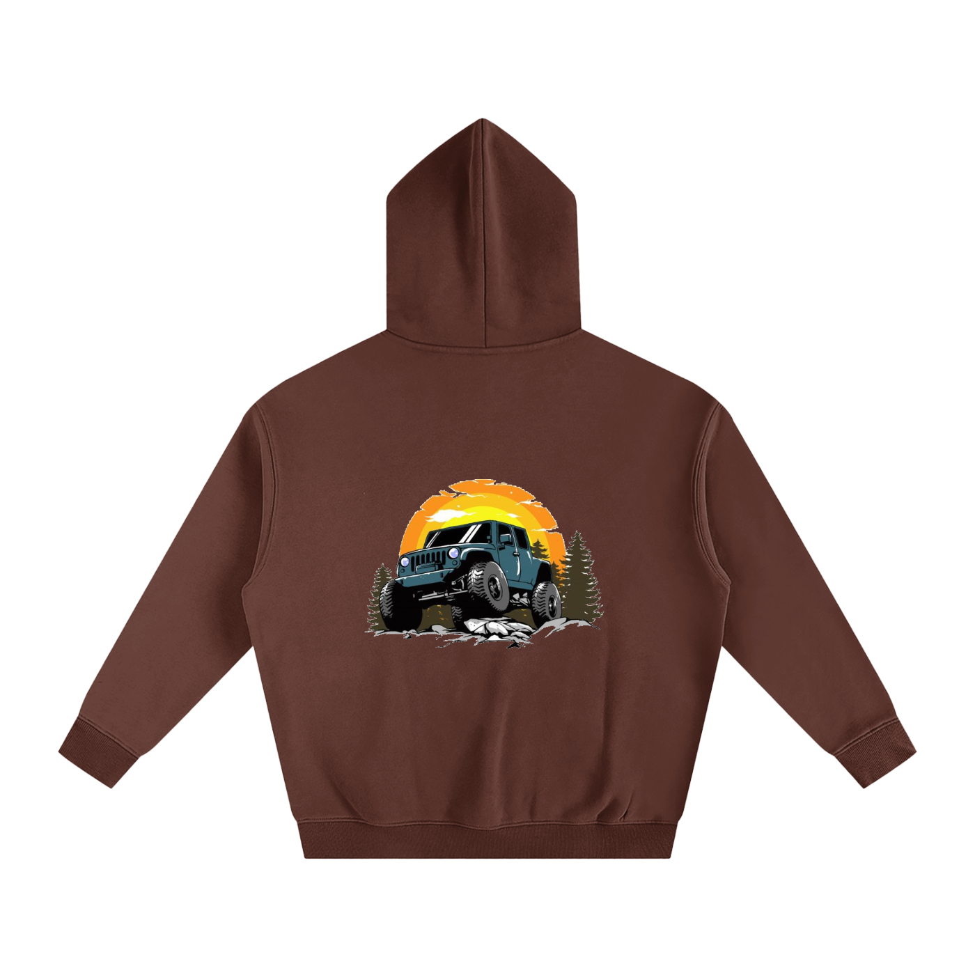 Men's Oversize Sunset Hoodie