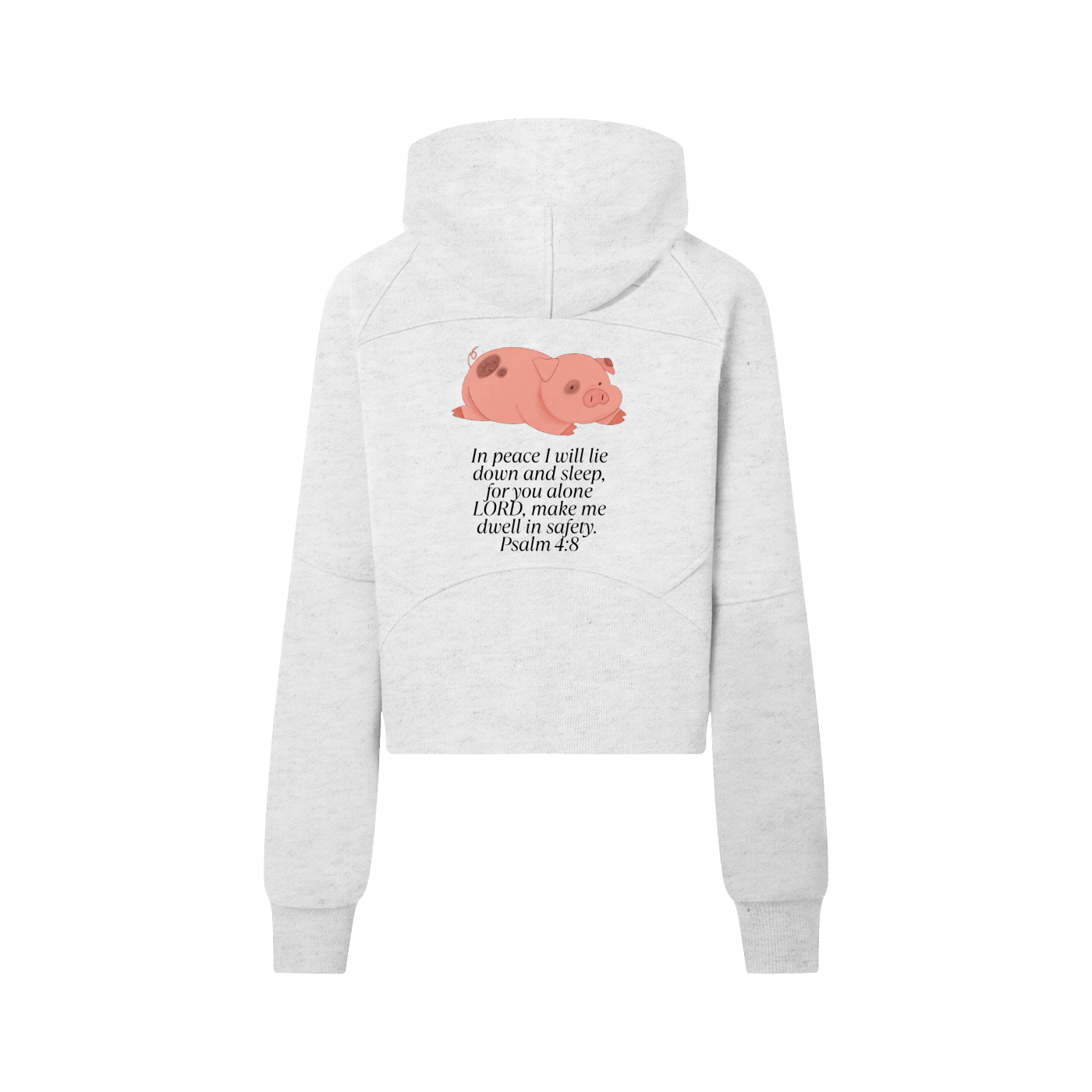 Sleeping Pig Half-Zip Hoodie