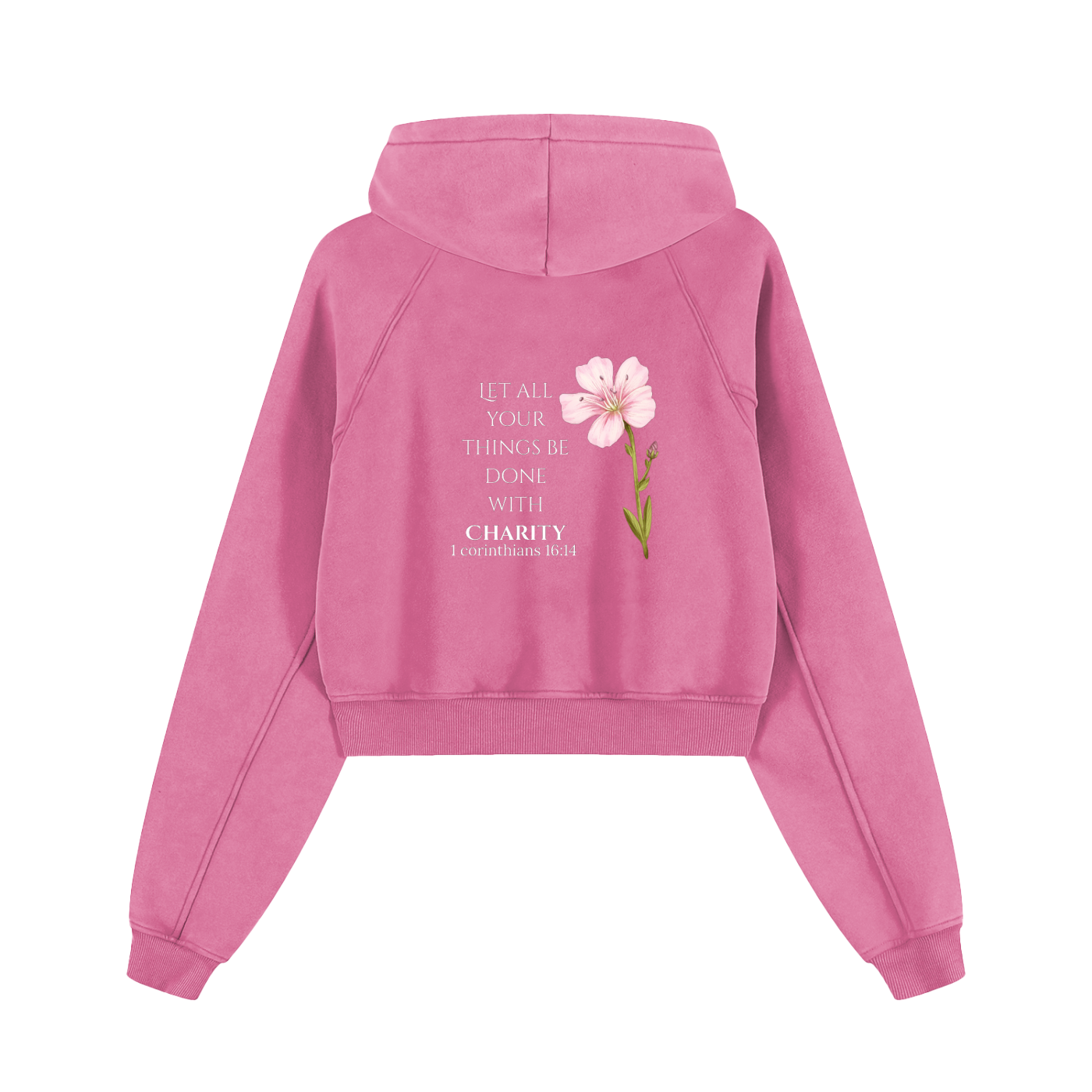 Women's Cropped Charity Hoodie