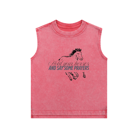 Hold Your Horses Kids' Tank Top