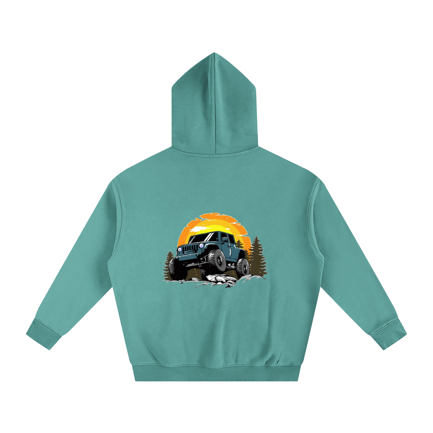 Men's Oversize Sunset Hoodie