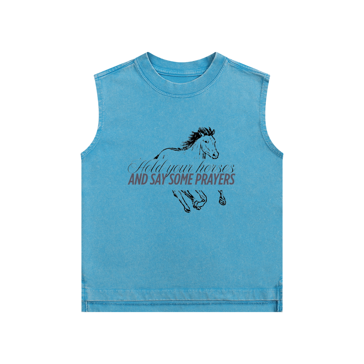 Hold Your Horses Kids' Tank Top