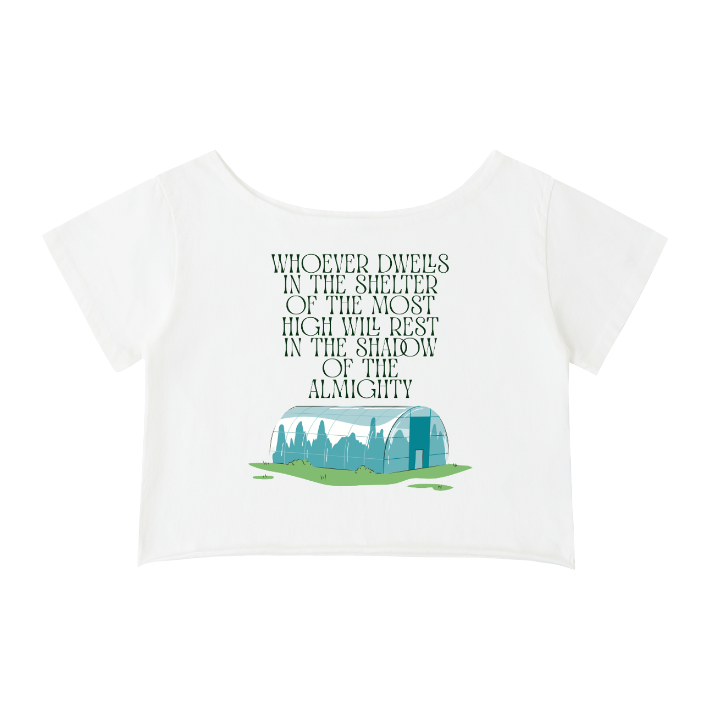 Off-Shoulder Shelter T-Shirt