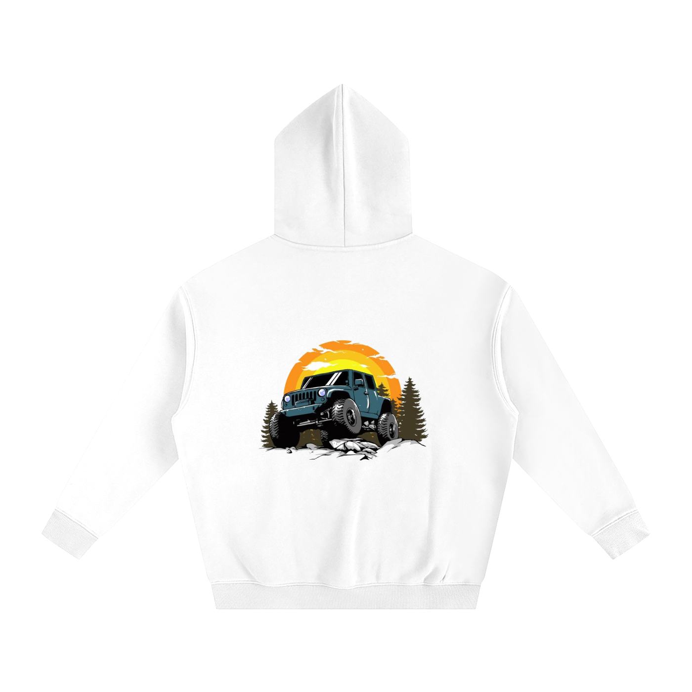 Men's Oversize Sunset Hoodie