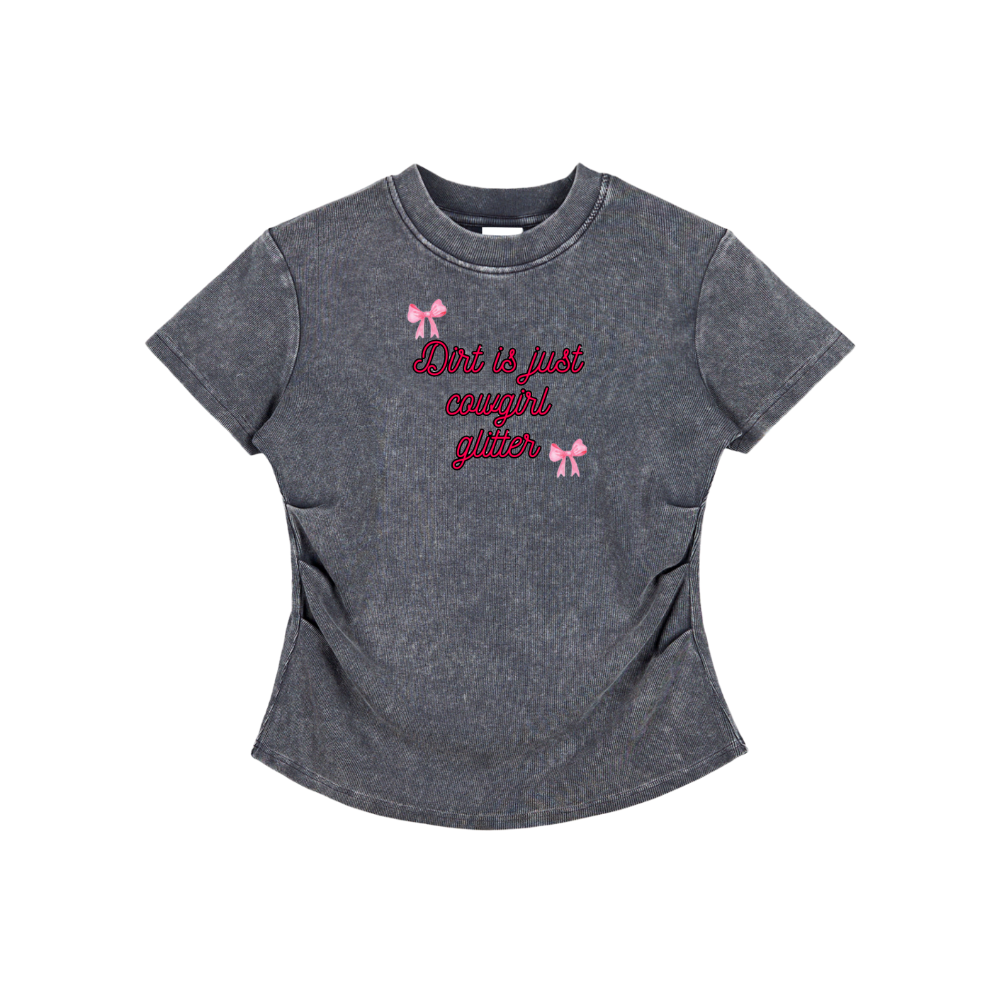 Cowgirl Glitter Bodycon T-Shirt