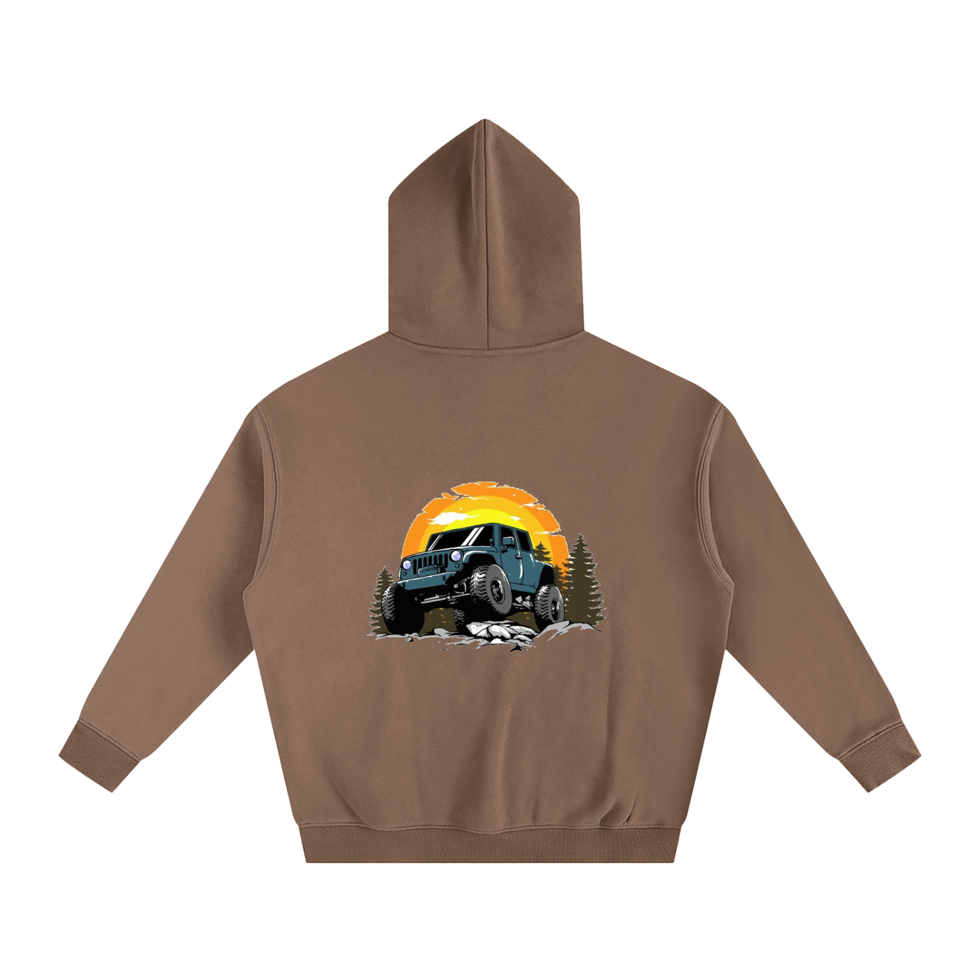 Men's Oversize Sunset Hoodie