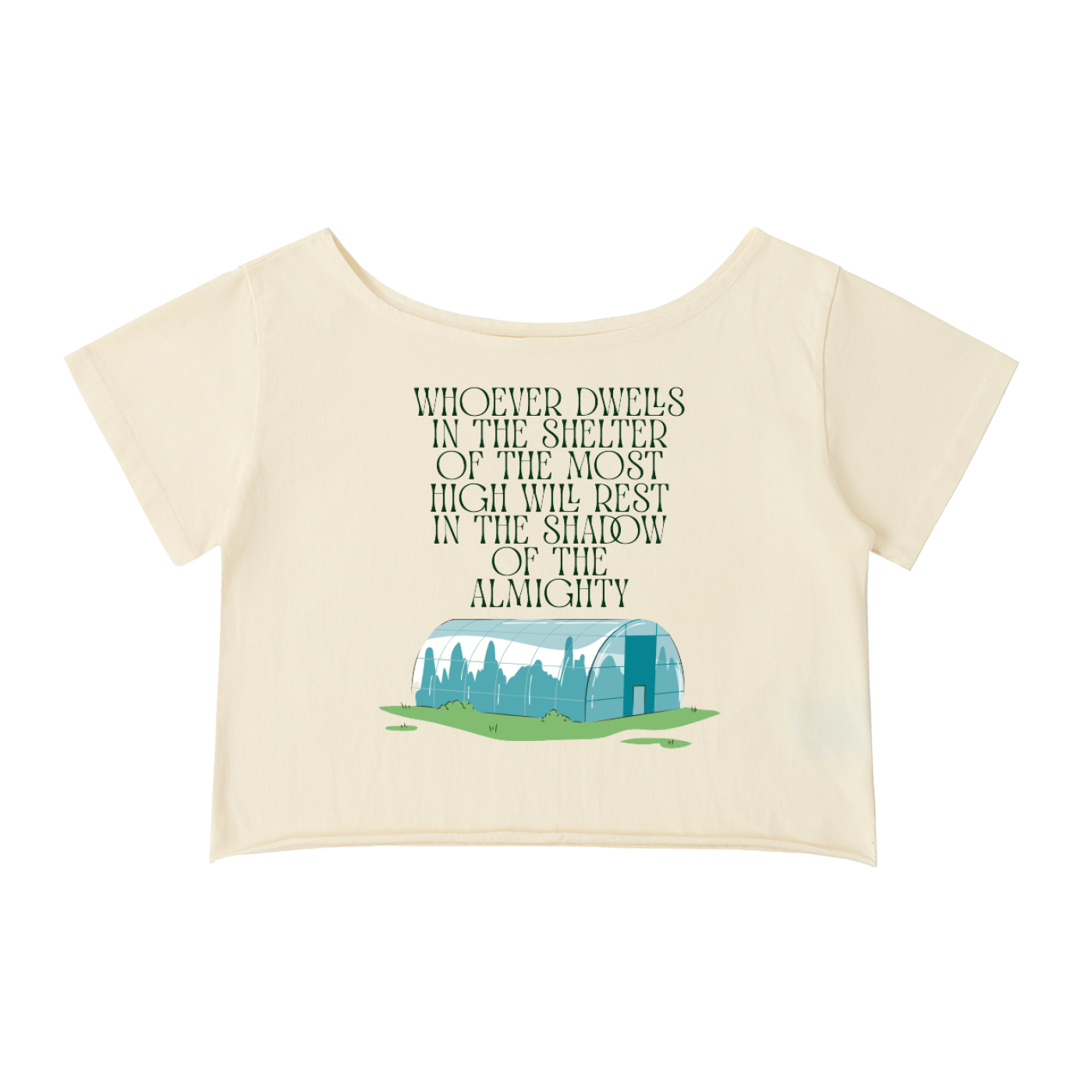 Off-Shoulder Shelter T-Shirt