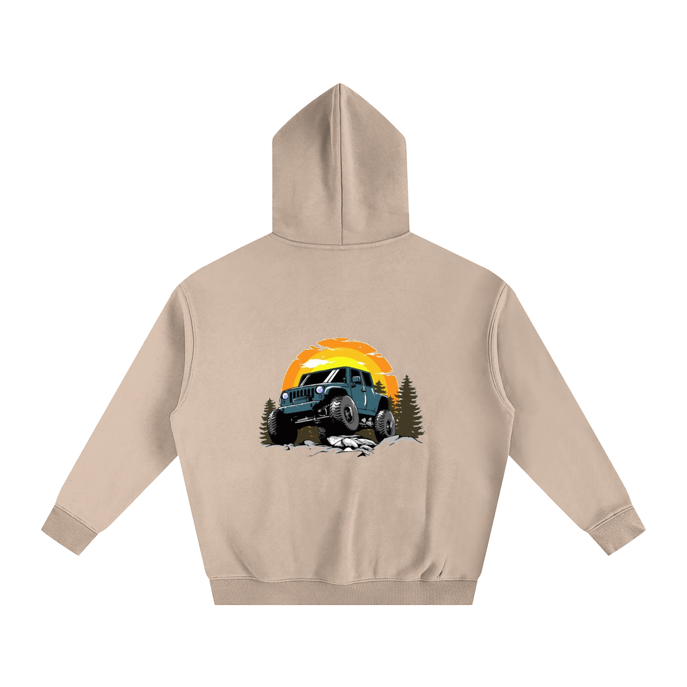 Men's Oversize Sunset Hoodie