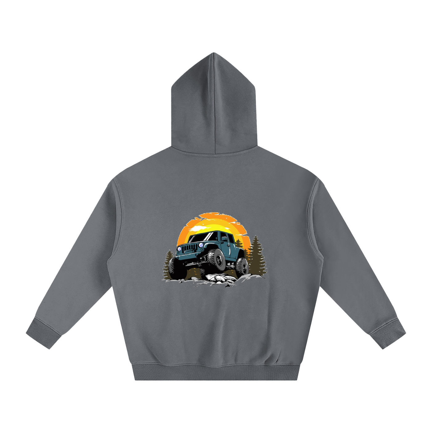 Men's Oversize Sunset Hoodie