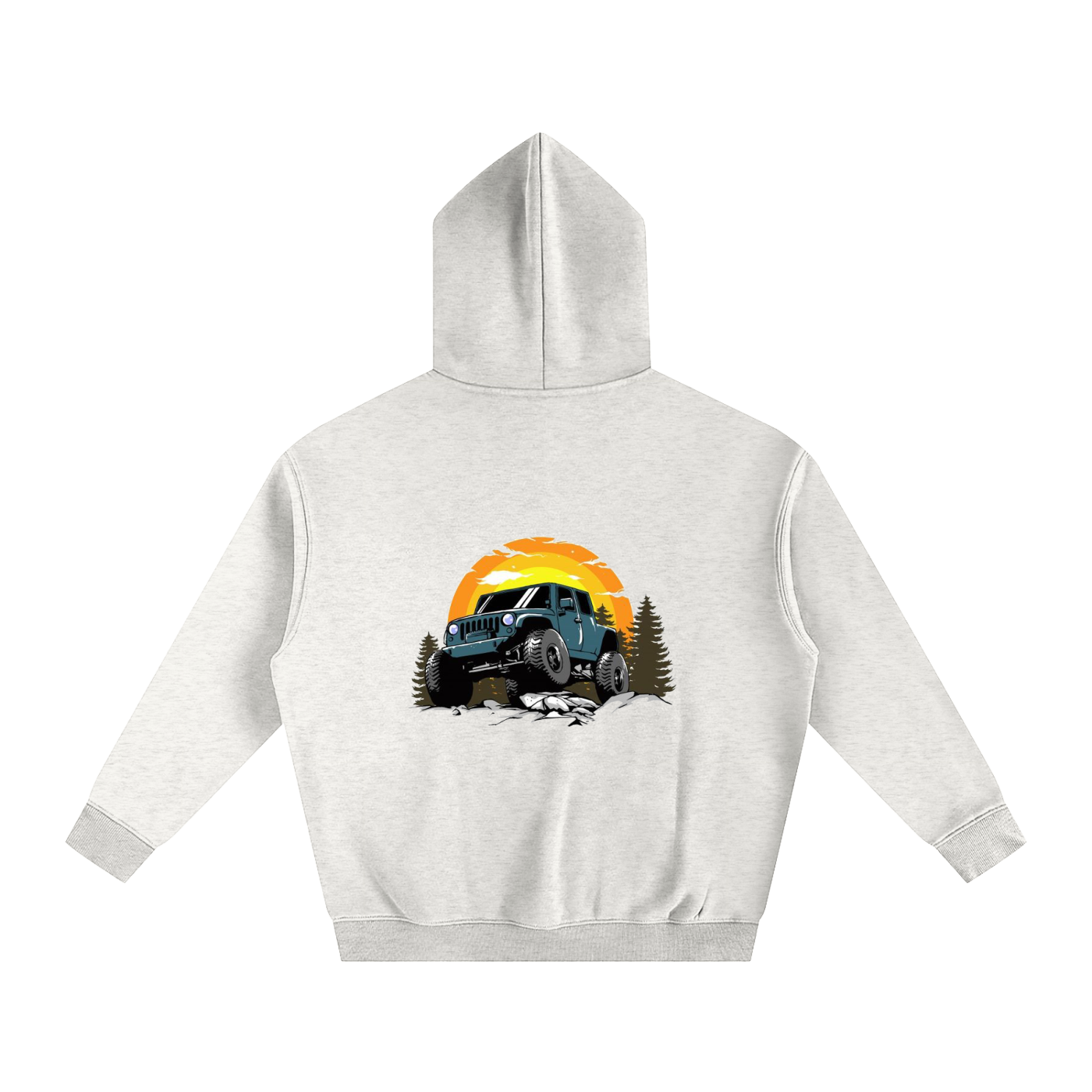 Men's Oversize Sunset Hoodie