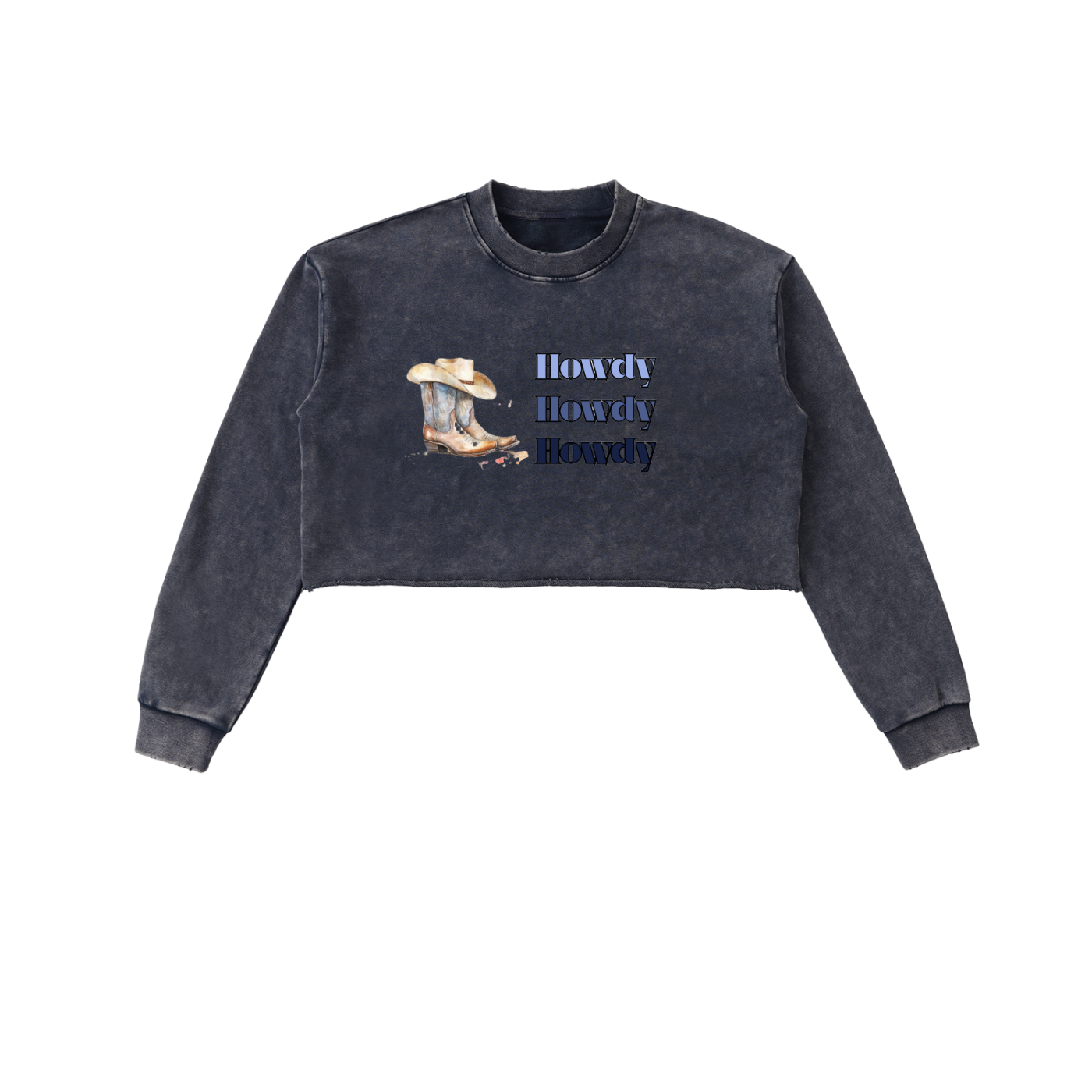 Blue Howdy Sweatshirt