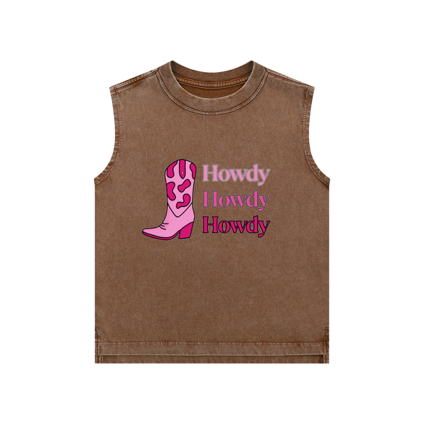 Pink Howdy Kids' Tank Top