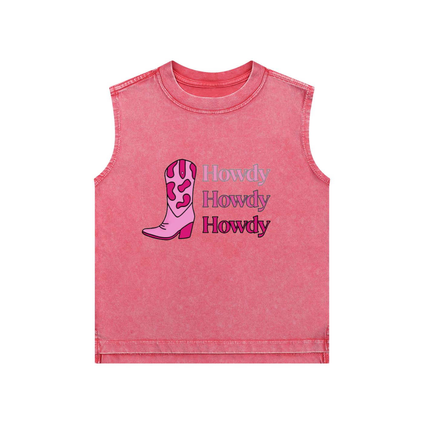 Pink Howdy Kids' Tank Top