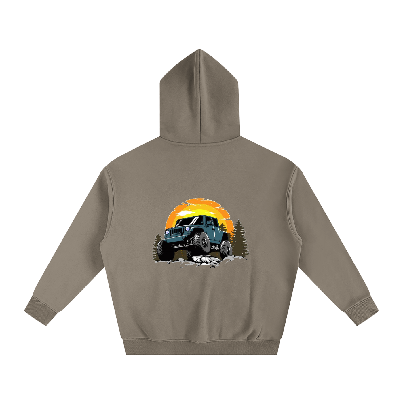 Men's Oversize Sunset Hoodie