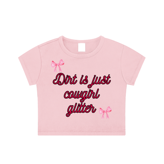 Cowgirl Glitter Crop Top