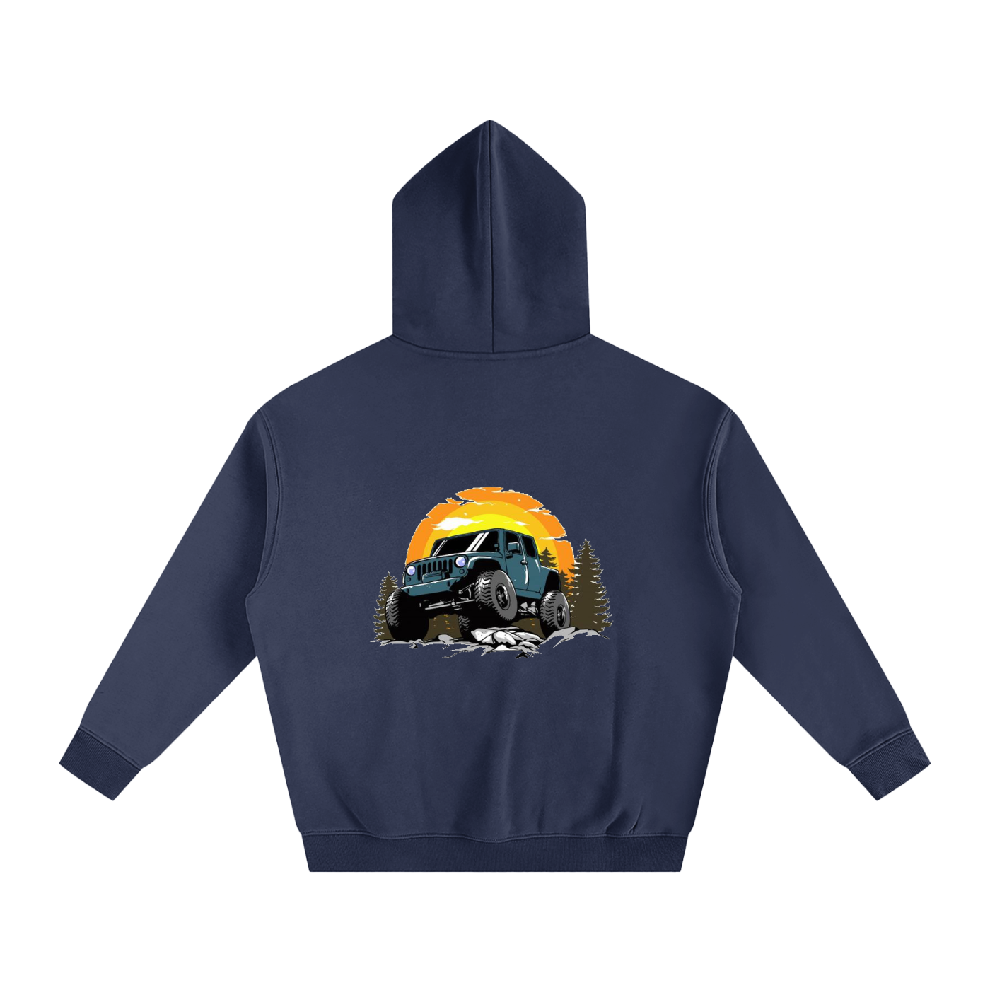 Men's Oversize Sunset Hoodie