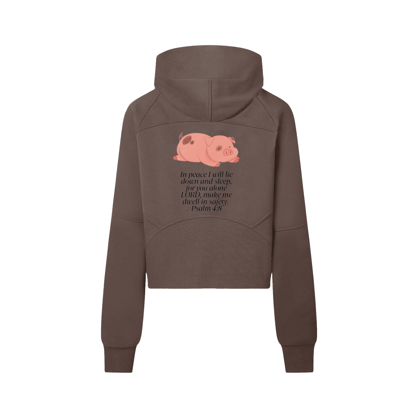 Sleeping Pig Half-Zip Hoodie