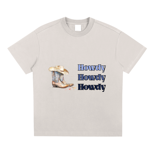 Blue Howdy Quick-Dry T-shirt