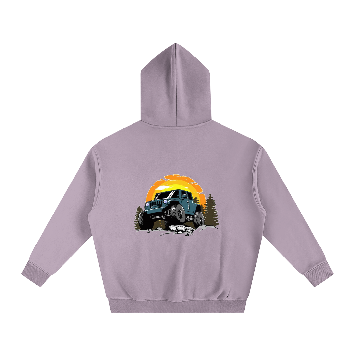Men's Oversize Sunset Hoodie