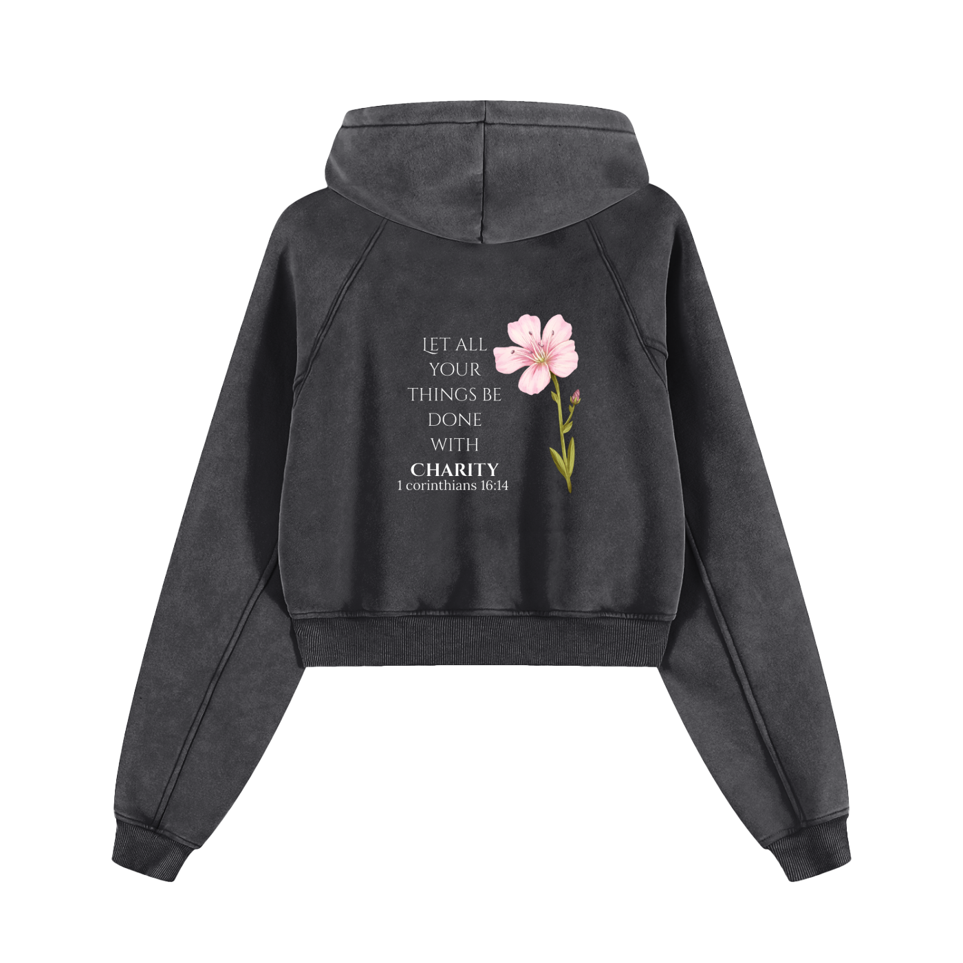 Women's Cropped Charity Hoodie