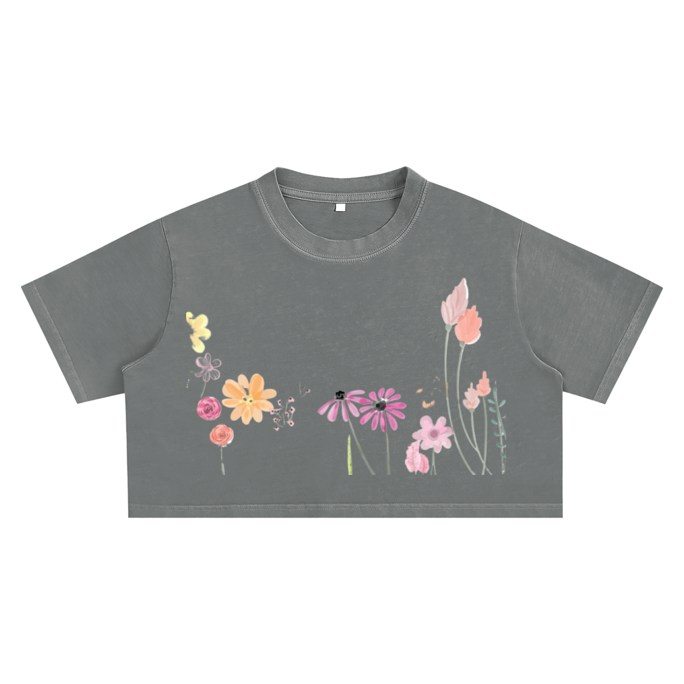 Field of Flowers Crop Top