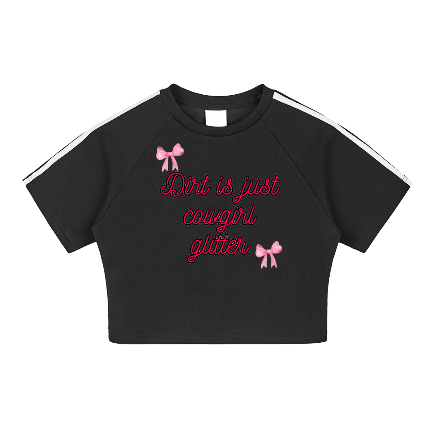 Cowgirl Glitter Cooling Crop Top