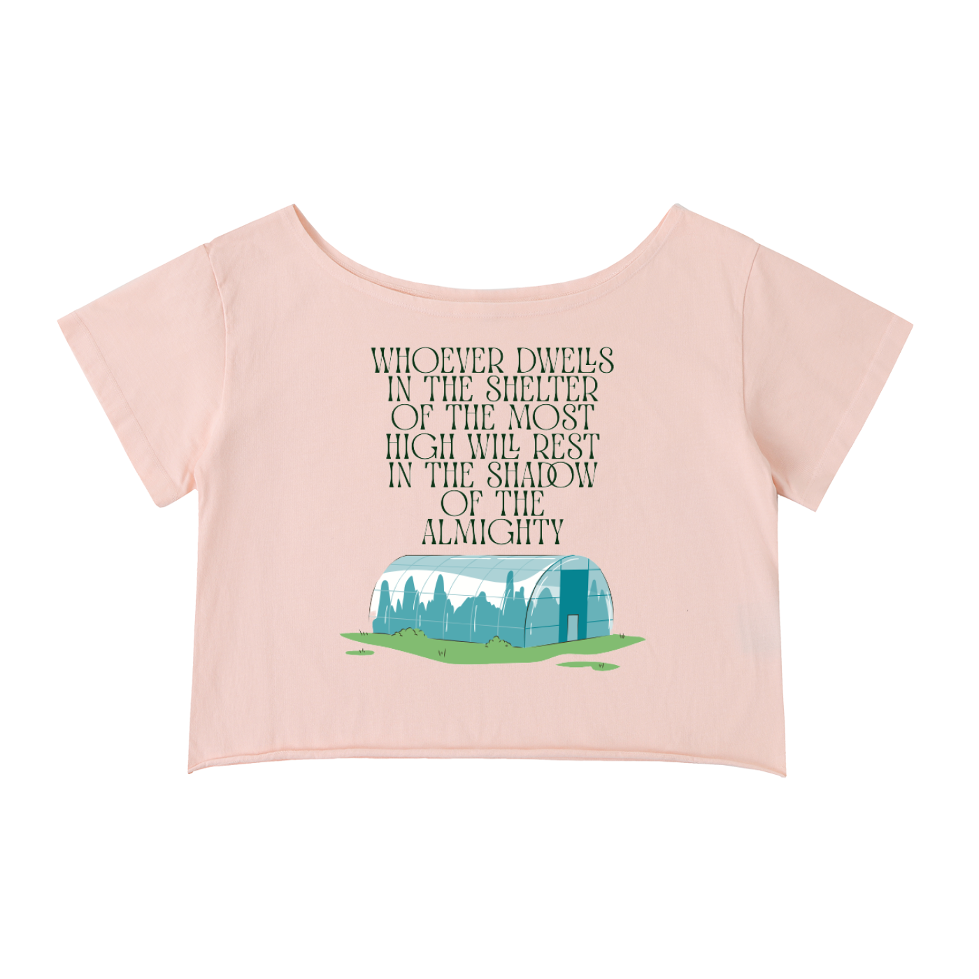 Off-Shoulder Shelter T-Shirt