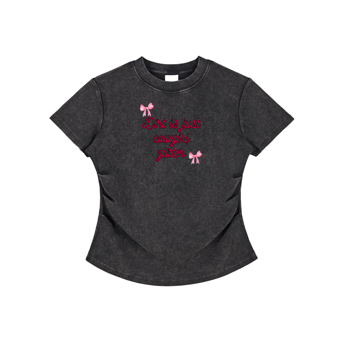 Cowgirl Glitter Bodycon T-Shirt