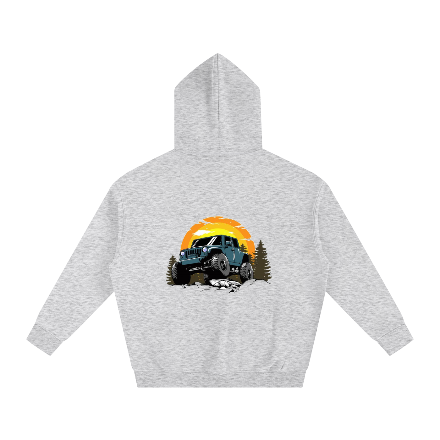 Men's Oversize Sunset Hoodie