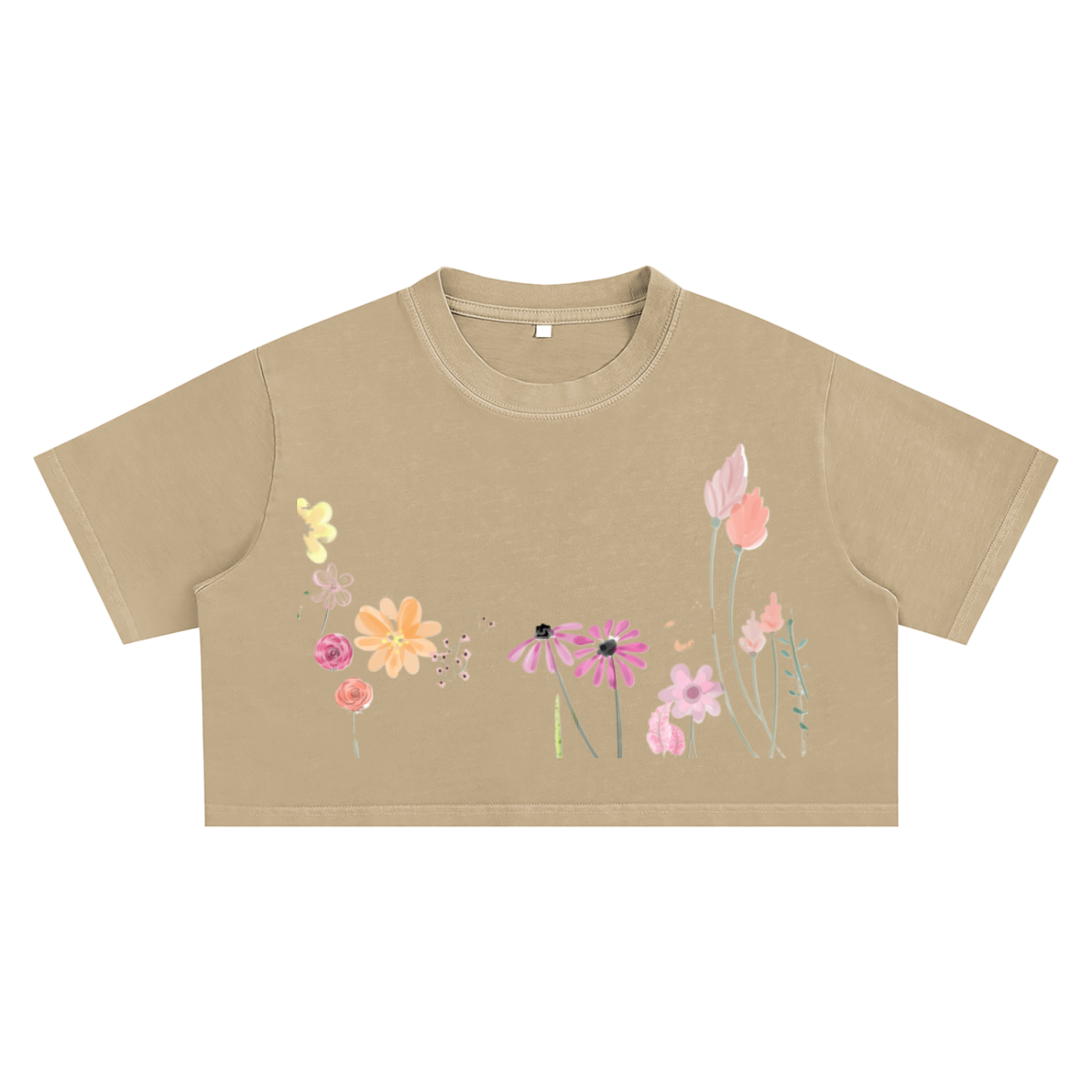 Field of Flowers Crop Top