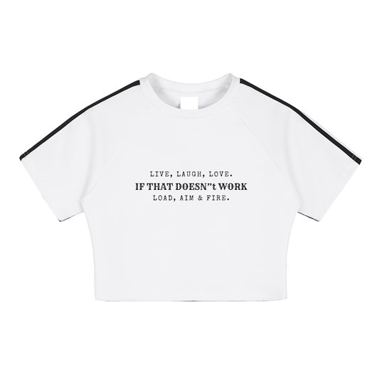 Load, Aim & Fire Cooling Crop Top