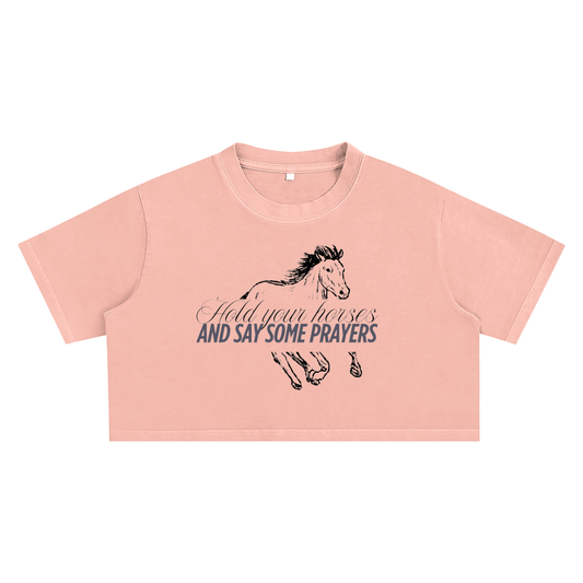 Hold Your Horses Crop Top