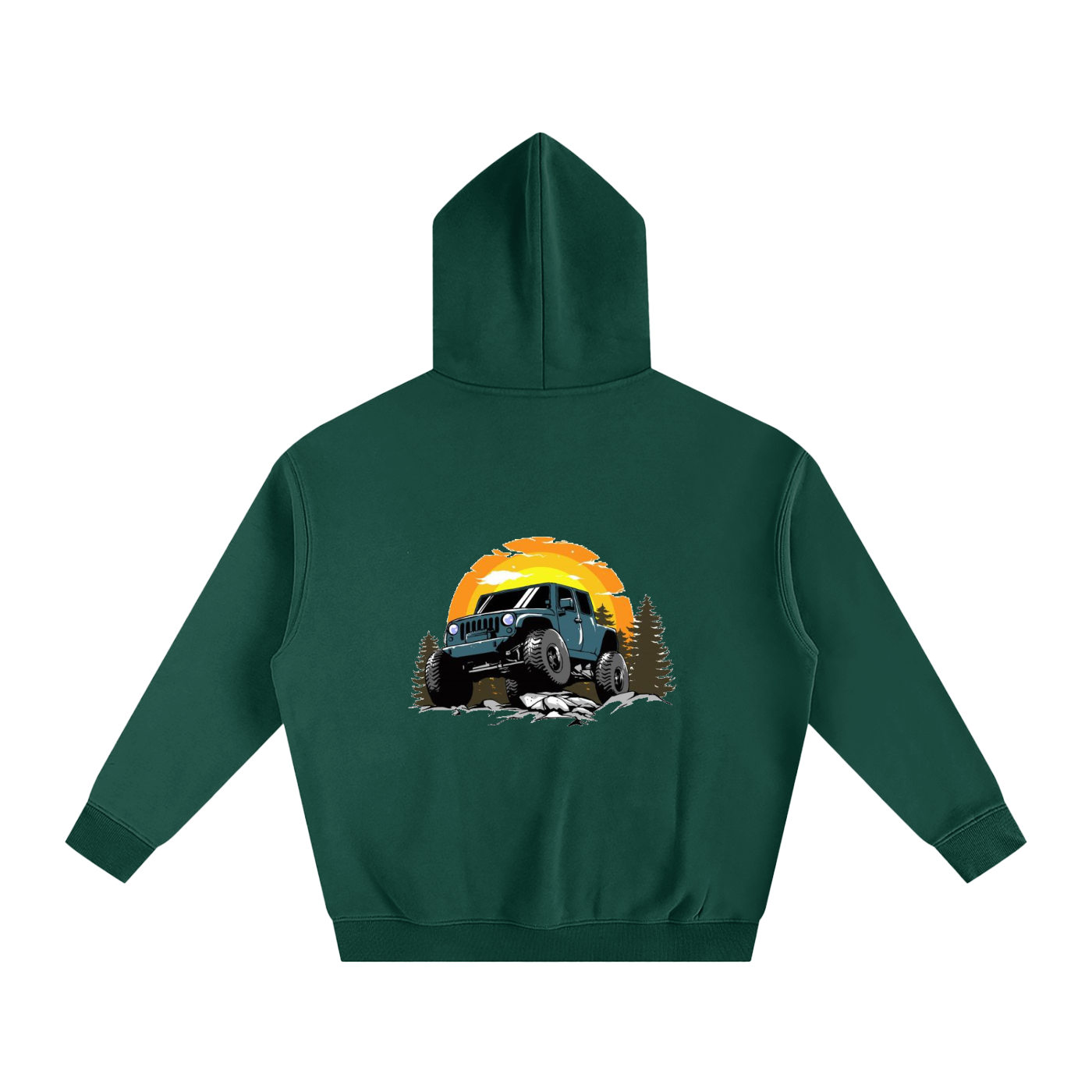 Men's Oversize Sunset Hoodie