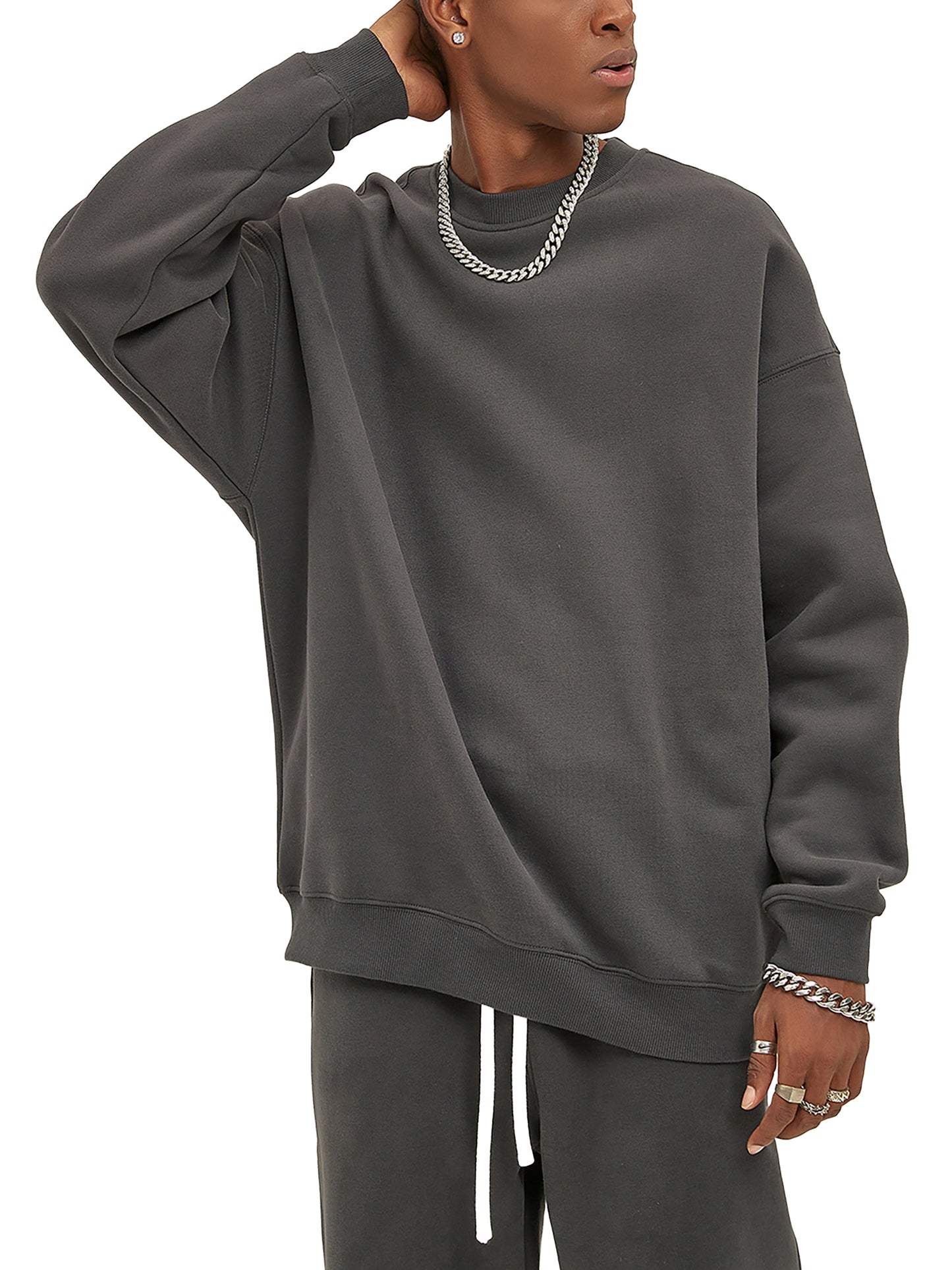 Men's Fleeced Fisher Sweatshirt