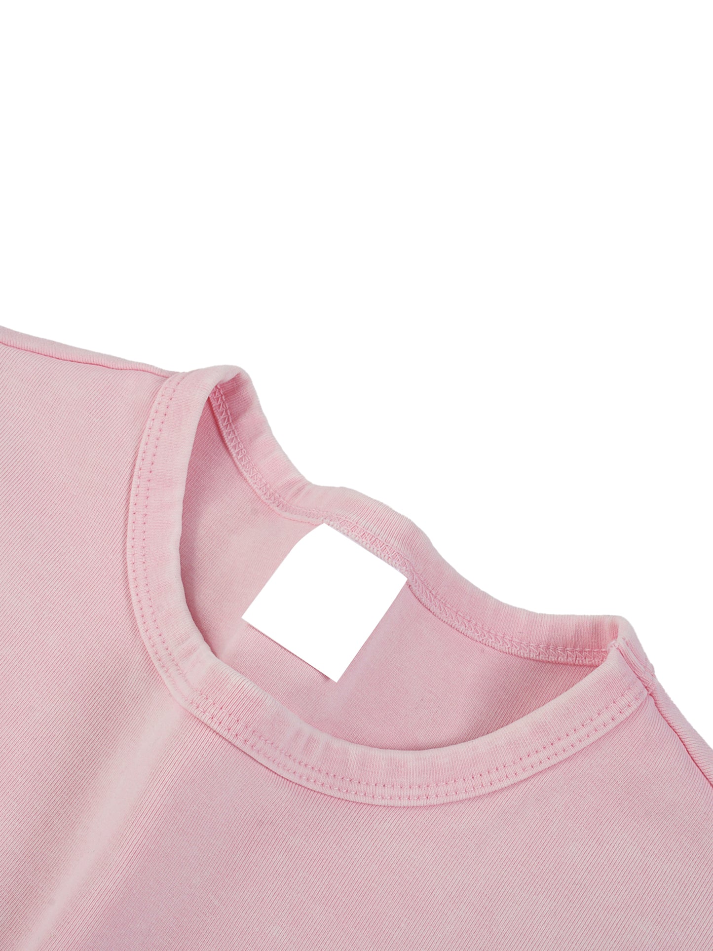 Women's Fitted Charity Crop Top (White Letters)