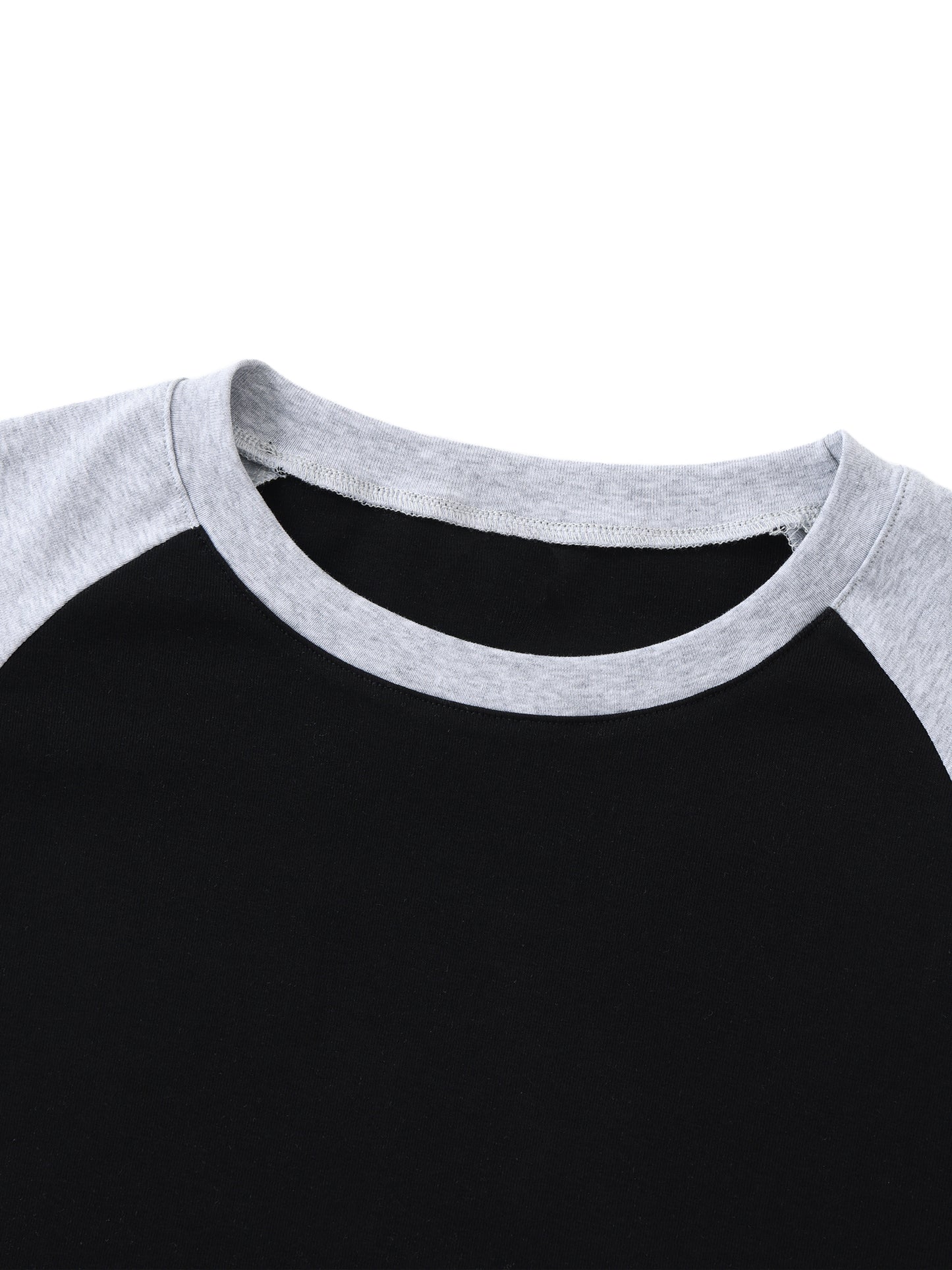 Bunny Raglan Sleeve Crop Top