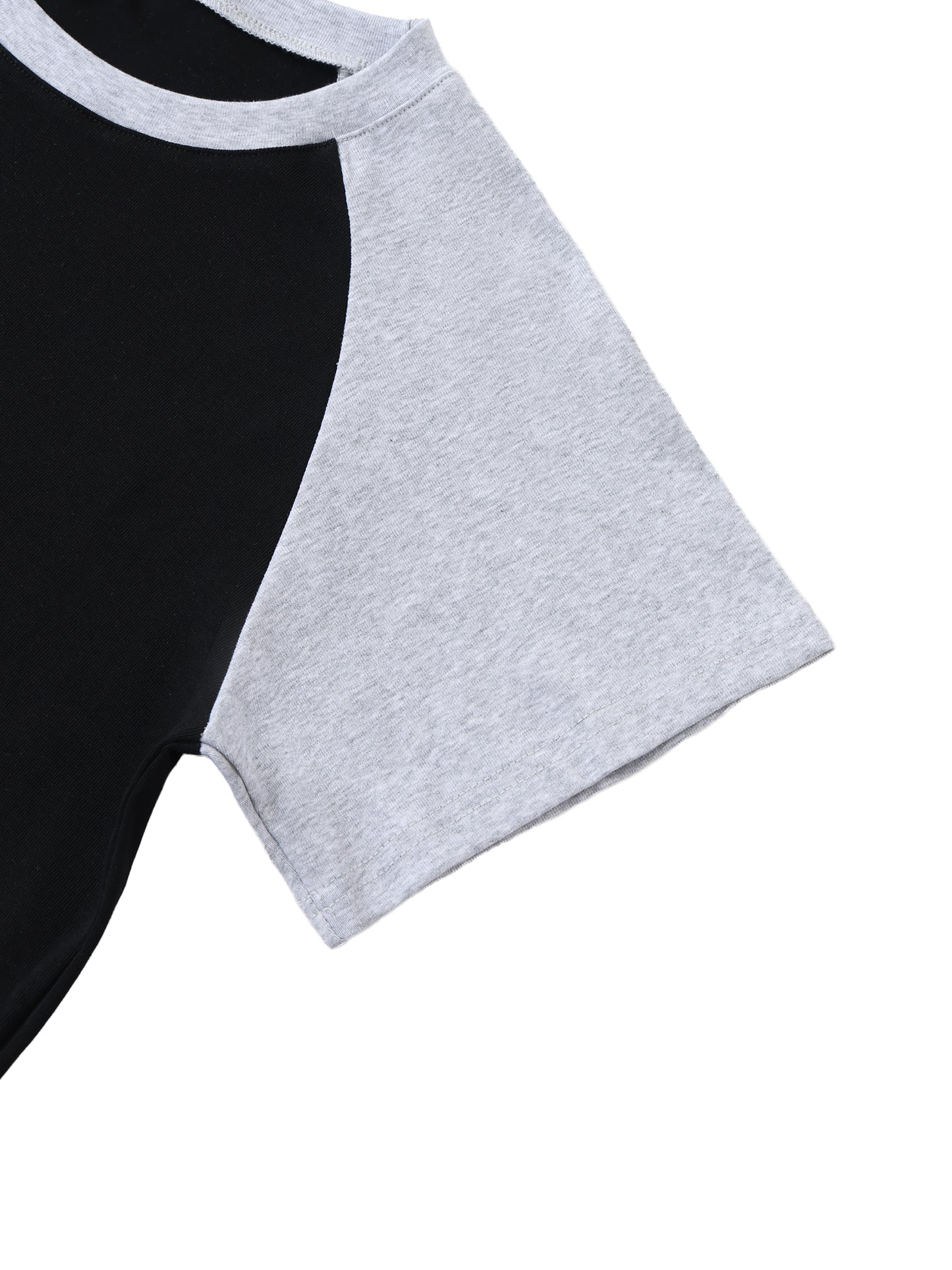 Bunny Raglan Sleeve Crop Top