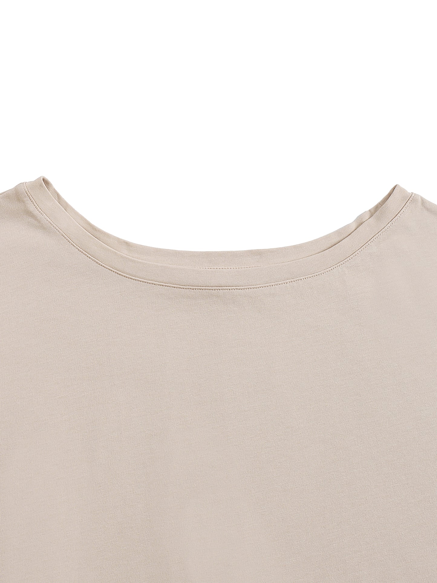 Women's Asymmetric Shoulder Charity T-Shirt (White Letters)